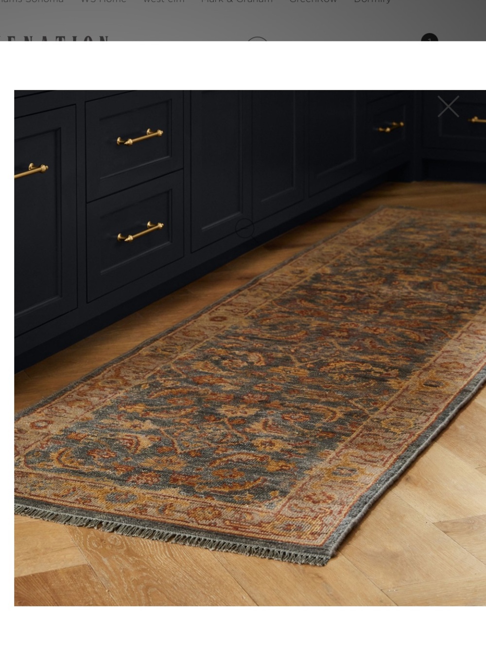 NWT Rejuvenation Millie hand knotted rug❤️❤️❤️❤️
